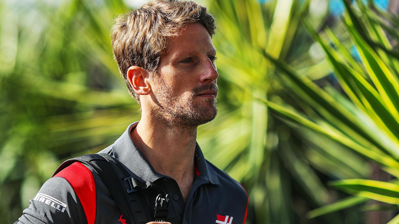 Romain Grosjean (FRA) Haas F1 at Formula One World Championship, Rd18, Mexican Grand Prix, Preparations, Circuit Hermanos Rodriguez, Mexico City, Mexico, Thursday 26 October 2017. © Kym Illman/Sutton Images