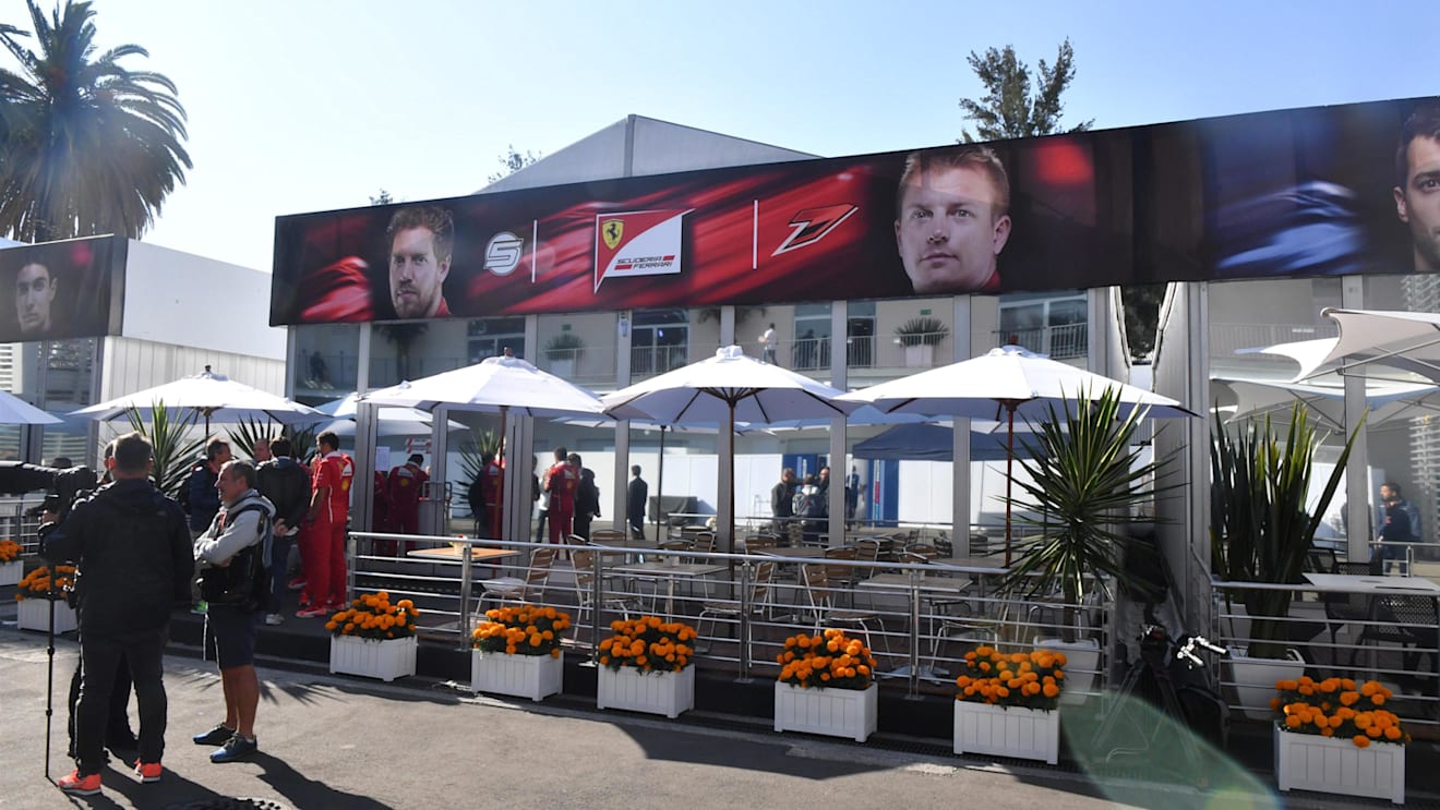 Ferrari team building at Formula One World Championship, Rd18, Mexican Grand Prix, Preparations, Circuit Hermanos Rodriguez, Mexico City, Mexico, Thursday 26 October 2017. © Mark Sutton/Sutton Images