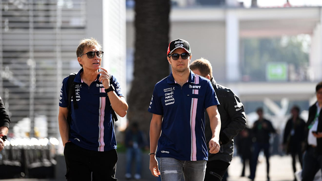 Sergio Perez (MEX) Force India at Formula One World Championship, Rd18, Mexican Grand Prix, Preparations, Circuit Hermanos Rodriguez, Mexico City, Mexico, Thursday 26 October 2017. © Mark Sutton/Sutton Images