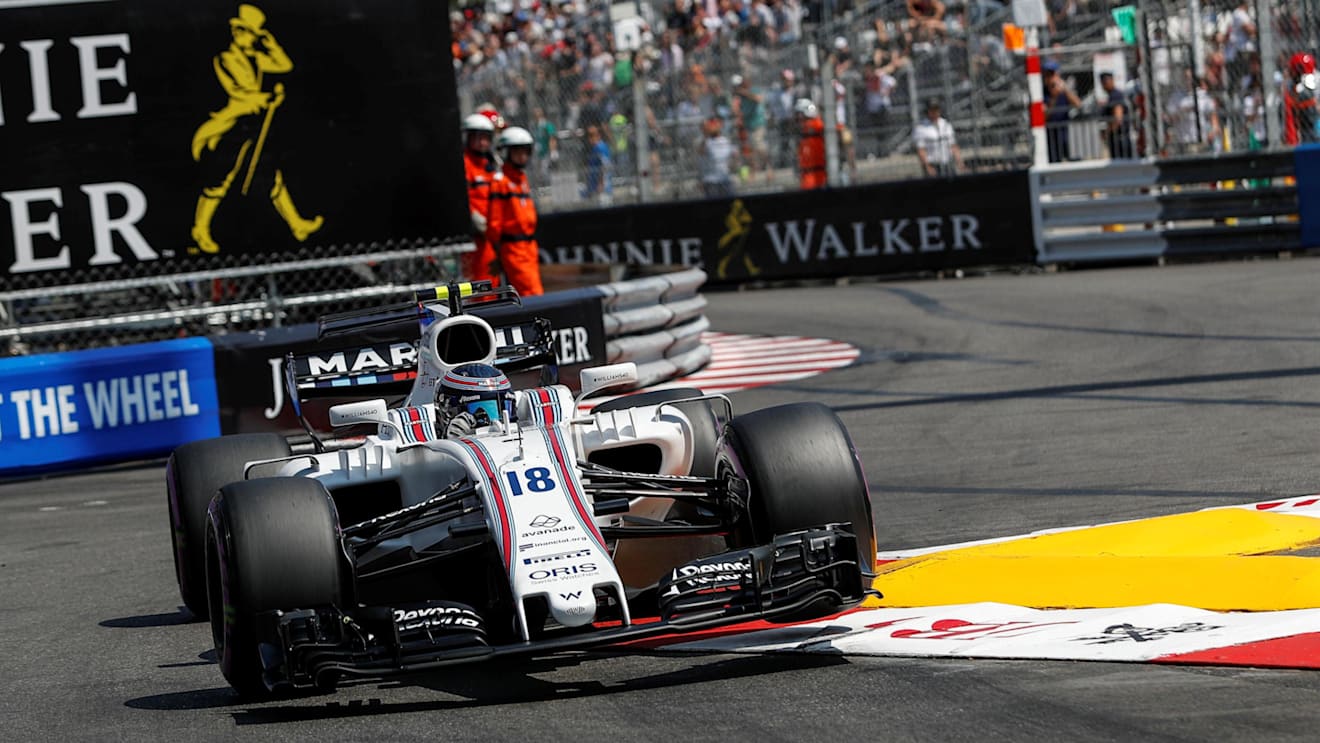 Lance Stroll (CDN) Williams FW40 at Formula One World Championship, Rd6, Monaco Grand Prix, Qualifying, Monte-Carlo, Monaco, Saturday 27 May 2017. © Sutton Images