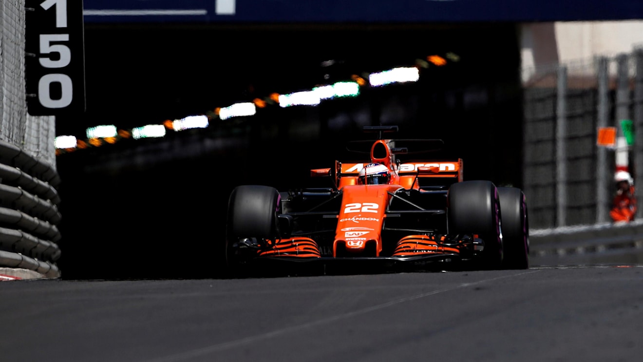 Jenson Button (GBR) McLaren MCL32 at Formula One World Championship, Rd6, Monaco Grand Prix, Qualifying, Monte-Carlo, Monaco, Saturday 27 May 2017. © Sutton Images