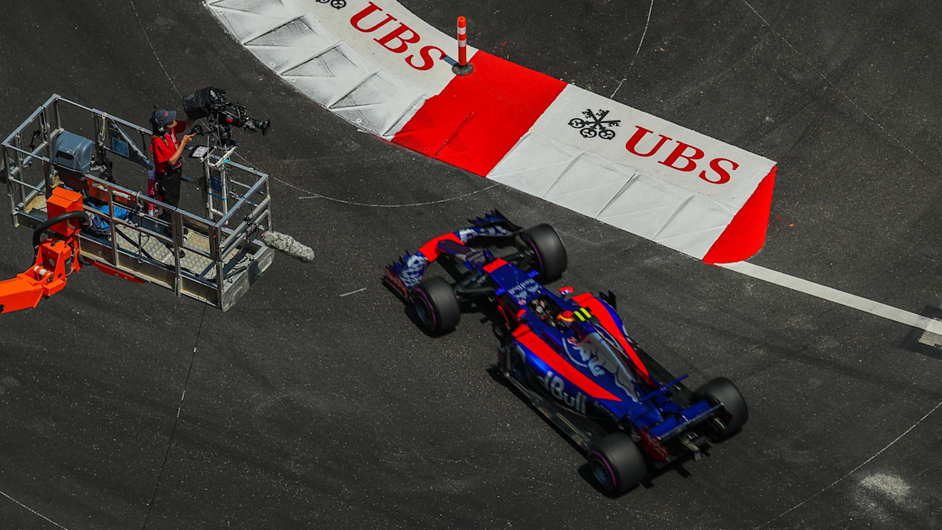 Carlos Sainz (ESP) Scuderia Toro Rosso STR12 at Formula One World Championship, Rd6, Monaco Grand Prix, Qualifying, Monte-Carlo, Monaco, Saturday 27 May 2017. © Sutton Images