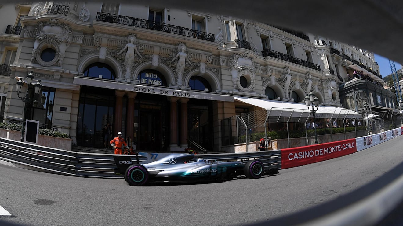 Valtteri Bottas (FIN) Mercedes-Benz F1 W08 Hybrid at Formula One World Championship, Rd6, Monaco Grand Prix, Qualifying, Monte-Carlo, Monaco, Saturday 27 May 2017. © Sutton Images