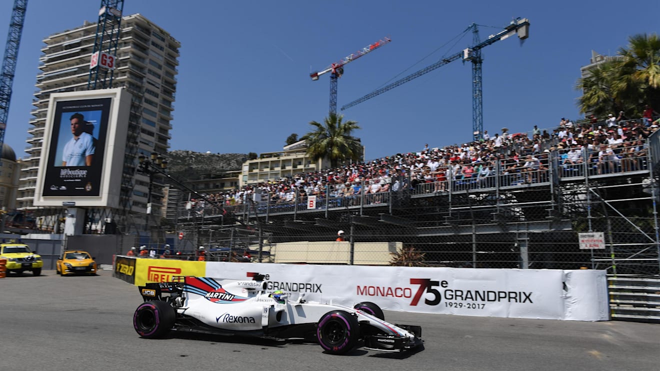 Felipe Massa (BRA) Williams FW40 at Formula One World Championship, Rd6, Monaco Grand Prix, Qualifying, Monte-Carlo, Monaco, Saturday 27 May 2017. © Sutton Images