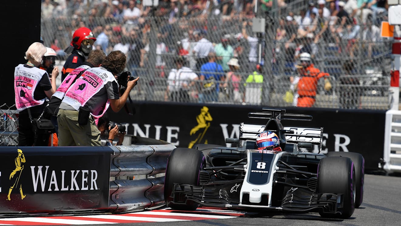 Romain Grosjean (FRA) Haas VF-17 at Formula One World Championship, Rd6, Monaco Grand Prix, Qualifying, Monte-Carlo, Monaco, Saturday 27 May 2017. © Sutton Images