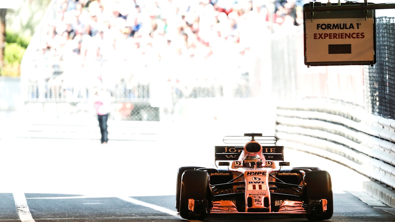Sergio Perez (MEX) Force India VJM10 at Formula One World Championship, Rd6, Monaco Grand Prix, Qualifying, Monte-Carlo, Monaco, Saturday 27 May 2017. © Sutton Images