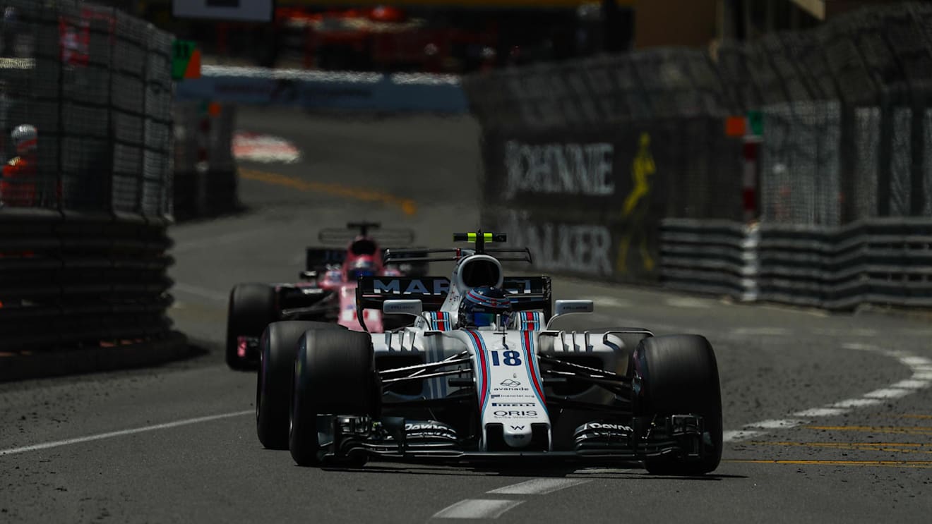 Lance Stroll (CDN) Williams FW40 at Formula One World Championship, Rd6, Monaco Grand Prix, Race, Monte-Carlo, Monaco, Sunday 28 May 2017. © Sutton Images