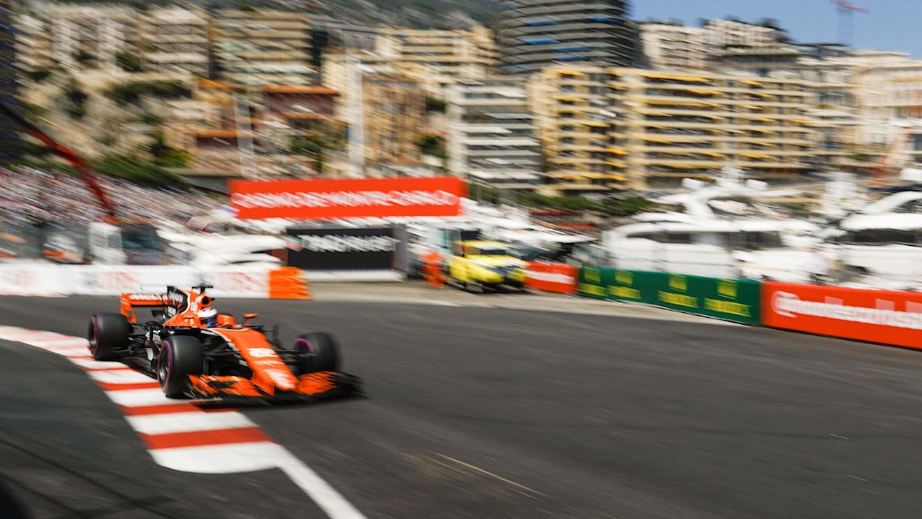 Jenson Button (GBR) McLaren MCL32 at Formula One World Championship, Rd6, Monaco Grand Prix, Race, Monte-Carlo, Monaco, Sunday 28 May 2017. © Sutton Images
