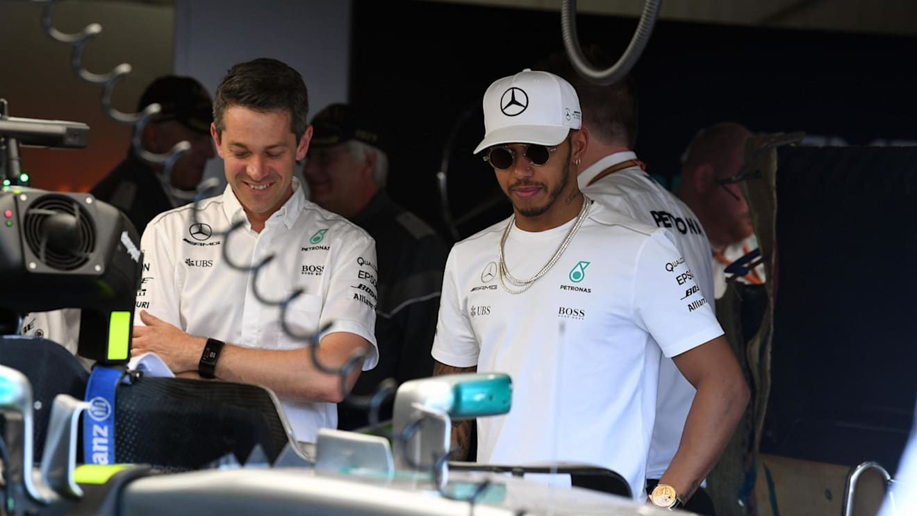 Lewis Hamilton (GBR) Mercedes AMG F1 in the garage at Formula One World Championship, Rd6, Monaco Grand Prix, Race, Monte-Carlo, Monaco, Sunday 28 May 2017. © Sutton Images