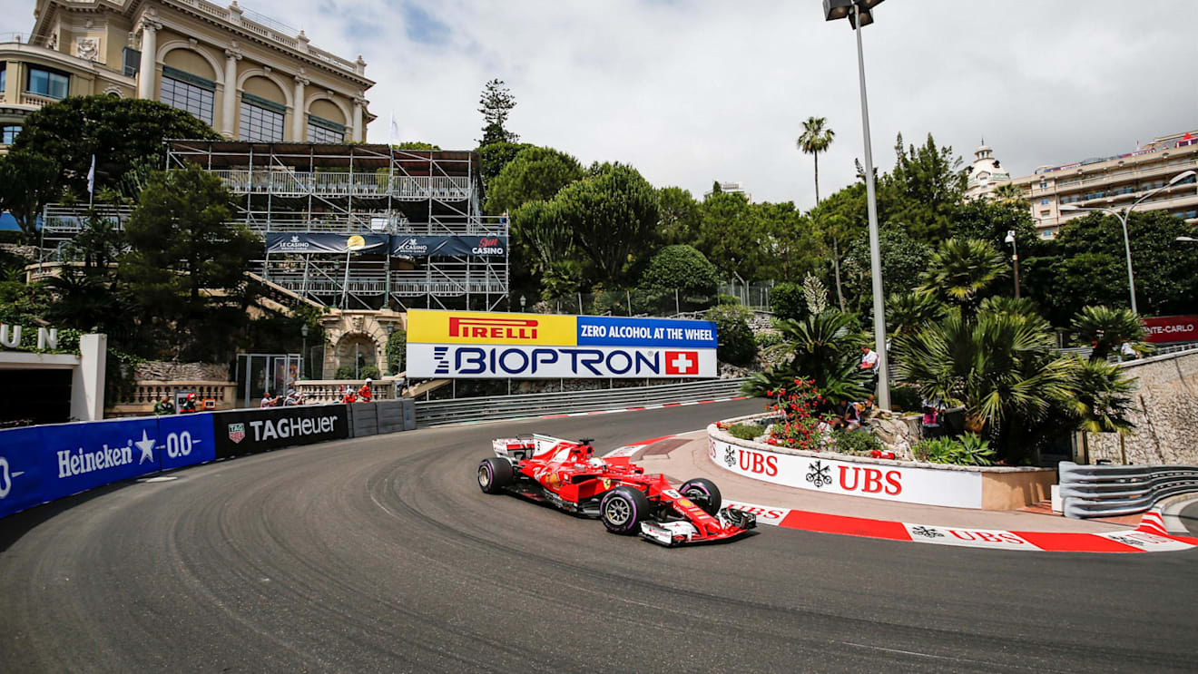 Sebastian Vettel (GER) Ferrari SF70-H at Formula One World Championship, Rd6, Monaco Grand Prix, Practice, Monte-Carlo, Monaco, Thursday 25 May 2017. © Sutton Images