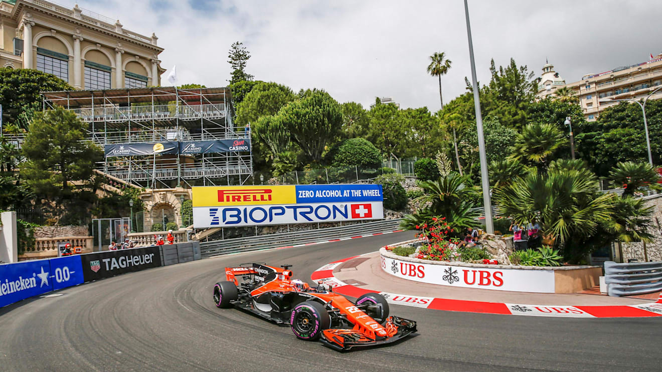 Jenson Button (GBR) McLaren MCL32 at Formula One World Championship, Rd6, Monaco Grand Prix, Practice, Monte-Carlo, Monaco, Thursday 25 May 2017. © Sutton Images