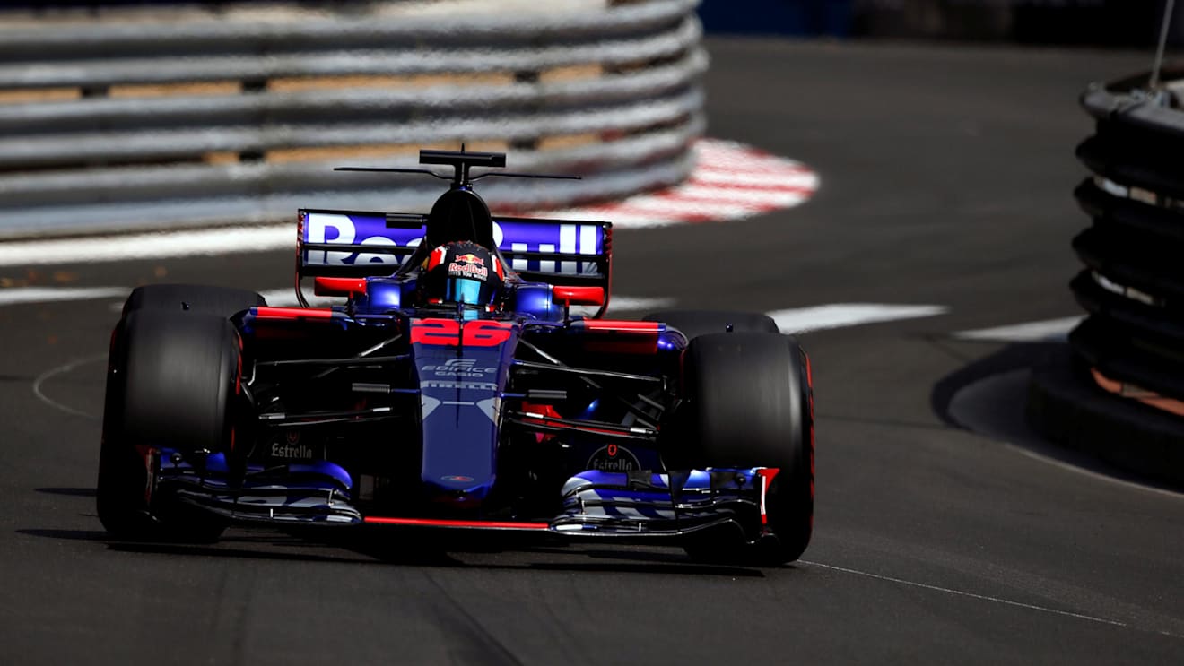 Daniil Kvyat (RUS) Scuderia Toro Rosso STR12 at Formula One World Championship, Rd6, Monaco Grand Prix, Practice, Monte-Carlo, Monaco, Thursday 25 May 2017. © Sutton Images