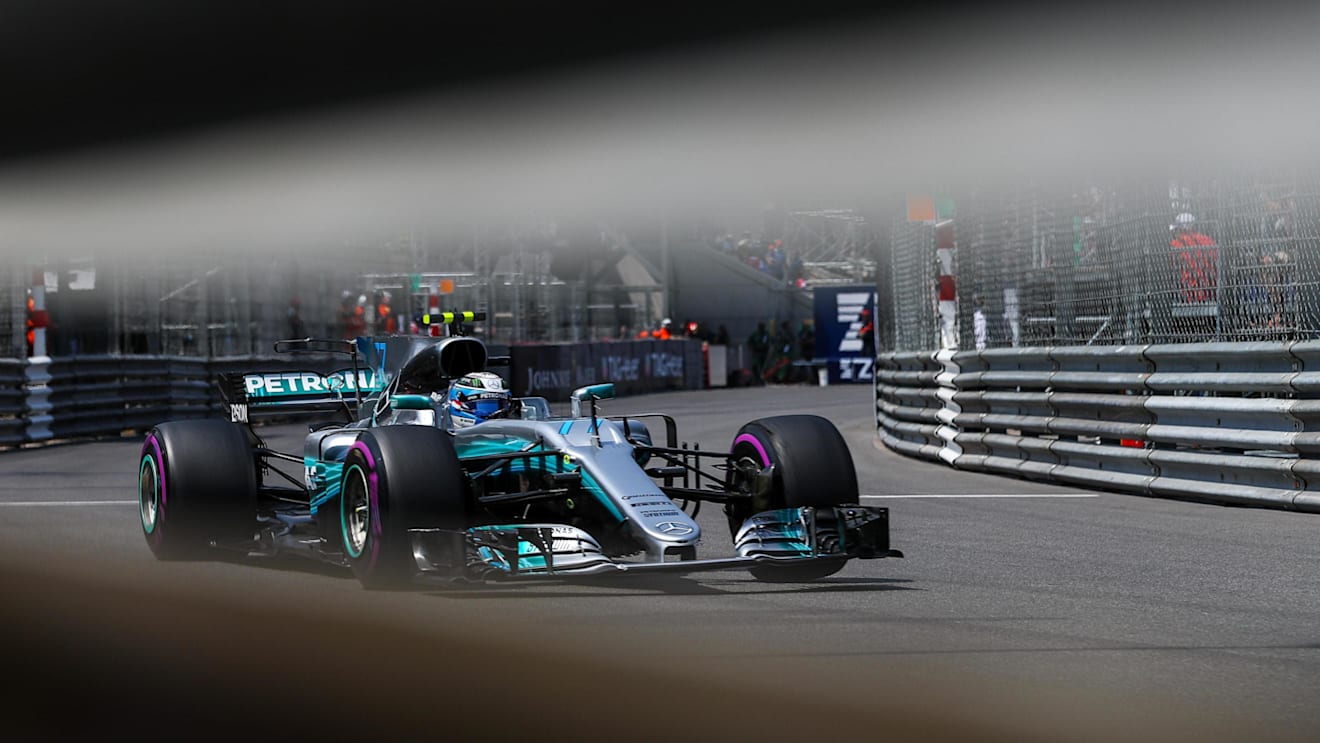 Valtteri Bottas (FIN) Mercedes-Benz F1 W08 Hybrid at Formula One World Championship, Rd6, Monaco Grand Prix, Practice, Monte-Carlo, Monaco, Thursday 25 May 2017. © Sutton Images