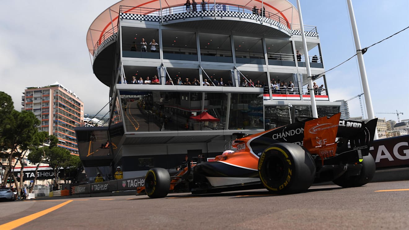Jenson Button (GBR) McLaren MCL32 at Formula One World Championship, Rd6, Monaco Grand Prix, Practice, Monte-Carlo, Monaco, Thursday 25 May 2017. © Sutton Images