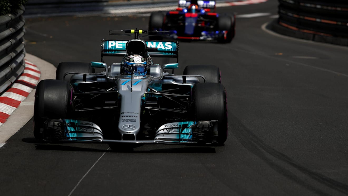 Valtteri Bottas (FIN) Mercedes-Benz F1 W08 Hybrid at Formula One World Championship, Rd6, Monaco Grand Prix, Practice, Monte-Carlo, Monaco, Thursday 25 May 2017. © Sutton Images