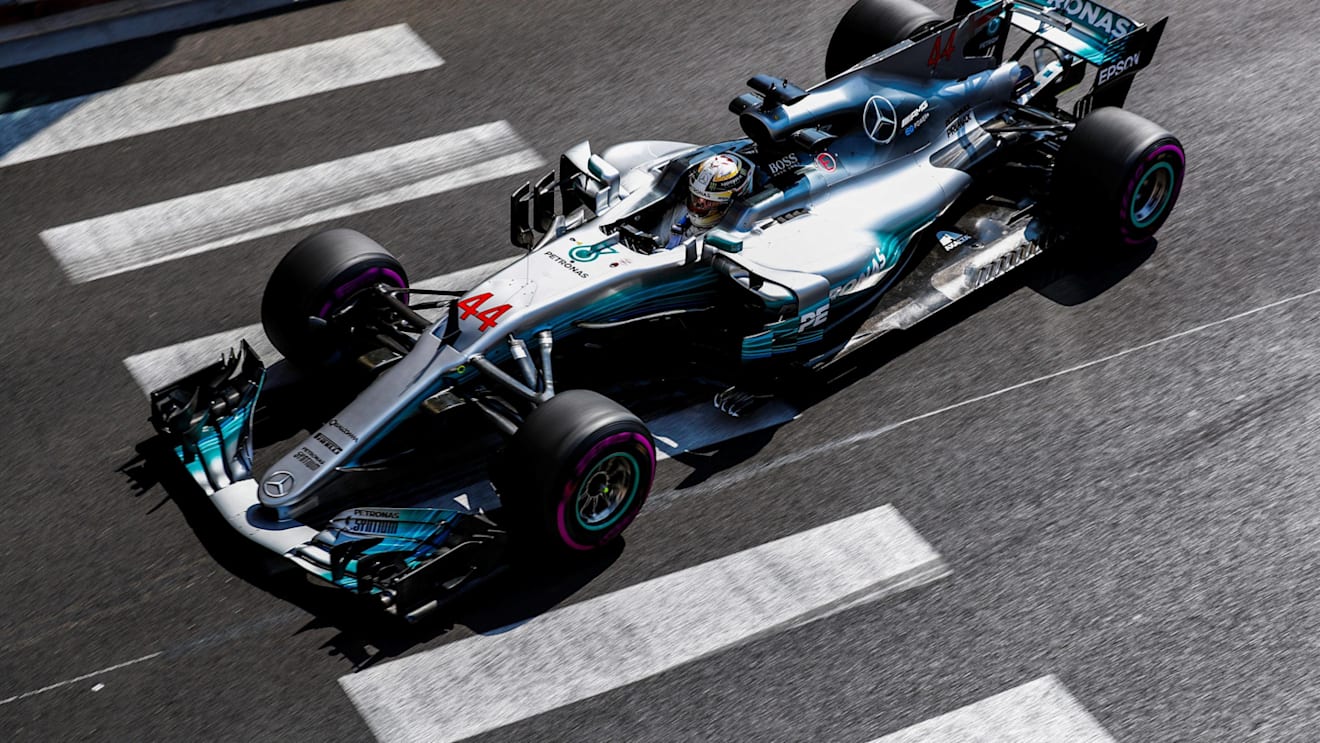 Lewis Hamilton (GBR) Mercedes-Benz F1 W08 Hybrid at Formula One World Championship, Rd6, Monaco Grand Prix, Practice, Monte-Carlo, Monaco, Thursday 25 May 2017. © Sutton Images