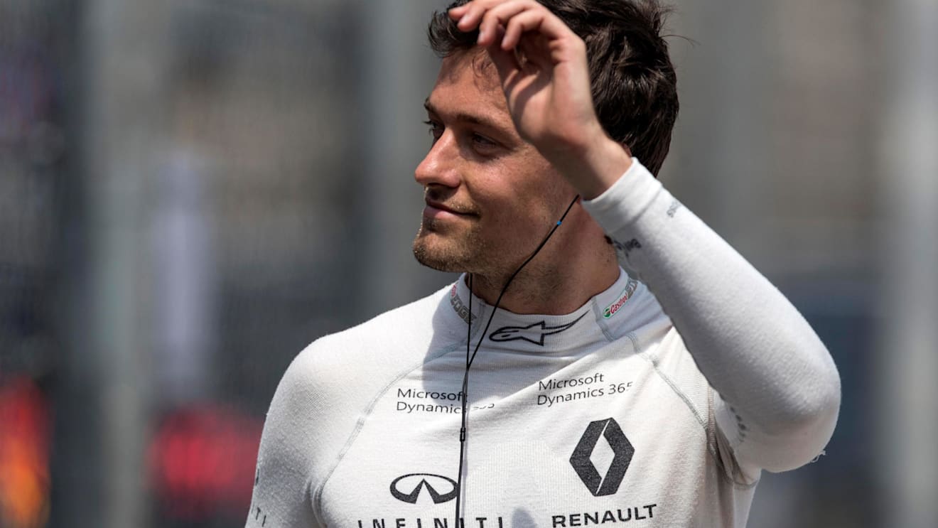 Jolyon Palmer (GBR) Renault Sport F1 Team walks in during FP2 at Formula One World Championship, Rd6, Monaco Grand Prix, Practice, Monte-Carlo, Monaco, Thursday 25 May 2017. © Sutton Images