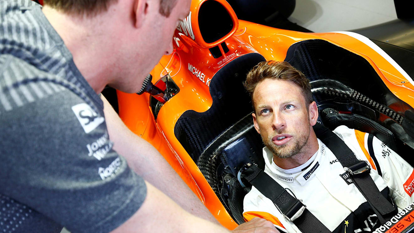 Jenson Button (GBR) McLaren MCL32 at Formula One World Championship, Rd6, Monaco Grand Prix, Preparations, Monte-Carlo, Monaco, Wednesday 24 May 2017. © Sutton Images