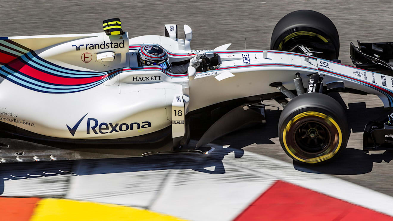 Lance Stroll (CDN) Williams FW40 at Formula One World Championship, Rd4, Russian Grand Prix, Practice, Sochi Autodrom, Sochi, Krasnodar Krai, Russia, Friday 28 April 2017. © Sutton Motorsport Images