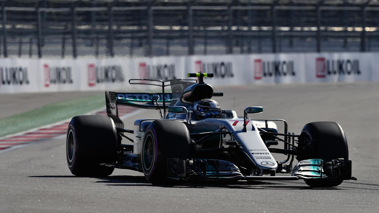 Valtteri Bottas (FIN) Mercedes-Benz F1 W08 Hybrid at Formula One World Championship, Rd4, Russian Grand Prix, Practice, Sochi Autodrom, Sochi, Krasnodar Krai, Russia, Friday 28 April 2017. © Sutton Motorsport Images