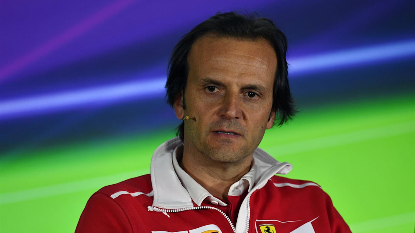 Luigi Fraboni (ITA) Ferrari Head of Engine Trackside Operations in the Press Conference at Formula One World Championship, Rd4, Russian Grand Prix, Practice, Sochi Autodrom, Sochi, Krasnodar Krai, Russia, Friday 28 April 2017. © Sutton Motorsport Images