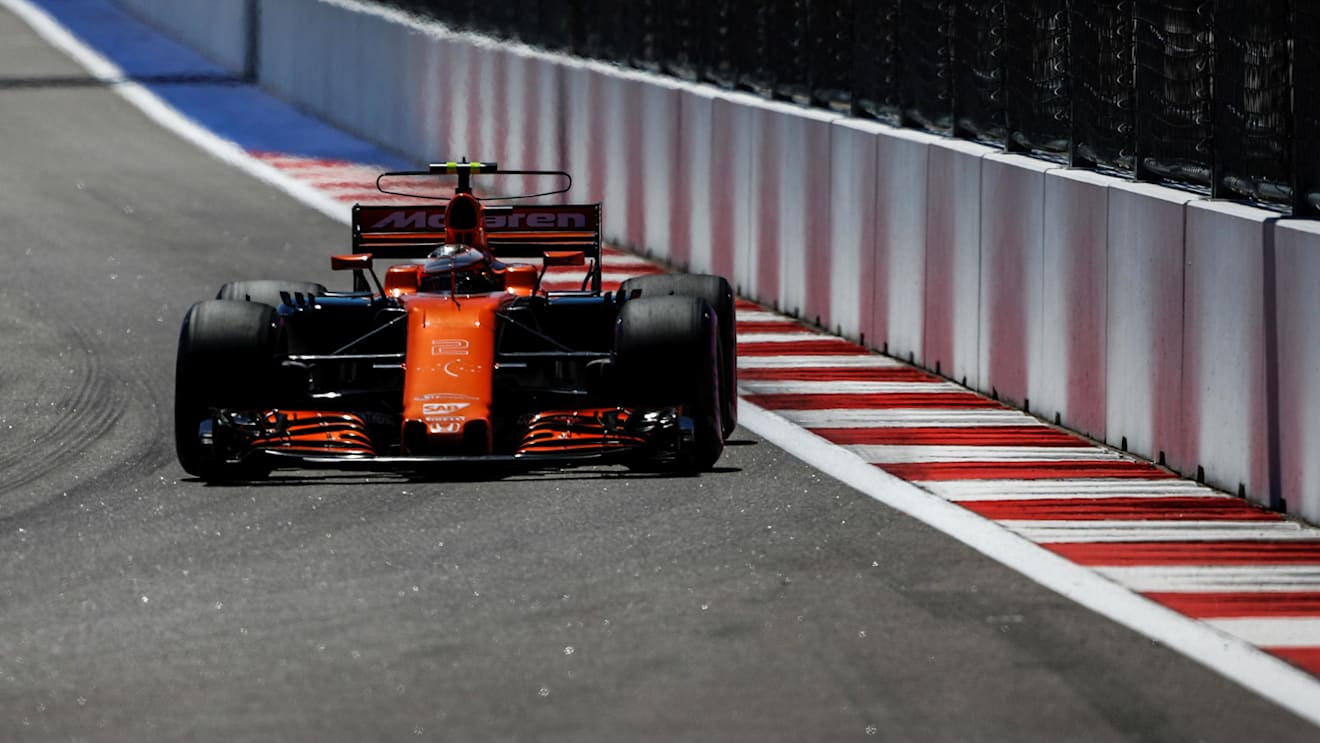 Stoffel Vandoorne (BEL) McLaren MCL32 at Formula One World Championship, Rd4, Russian Grand Prix, Qualifying, Sochi Autodrom, Sochi, Krasnodar Krai, Russia, Saturday 29 April 2017. © Sutton Motorsport Images