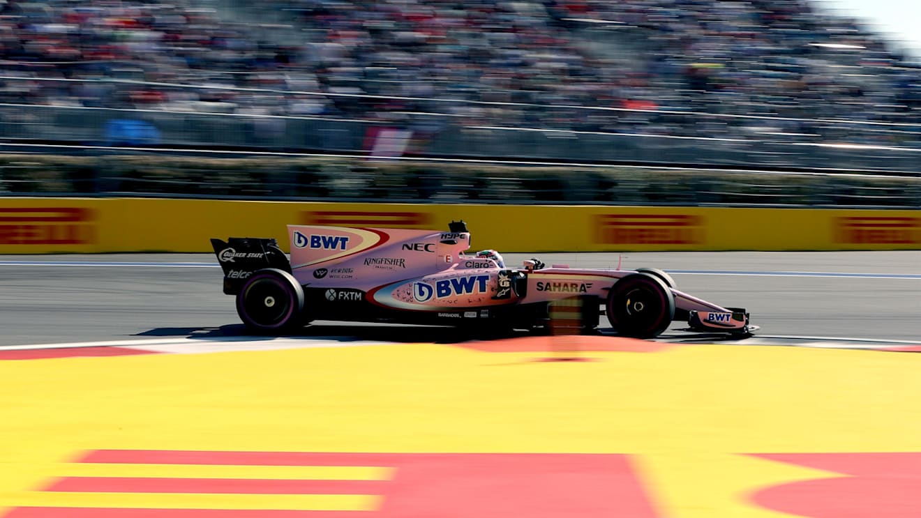 Sergio Perez (MEX) Force India VJM10 at Formula One World Championship, Rd4, Russian Grand Prix, Race, Sochi Autodrom, Sochi, Krasnodar Krai, Russia, Sunday 30 April 2017. © Sutton Motorsport Images