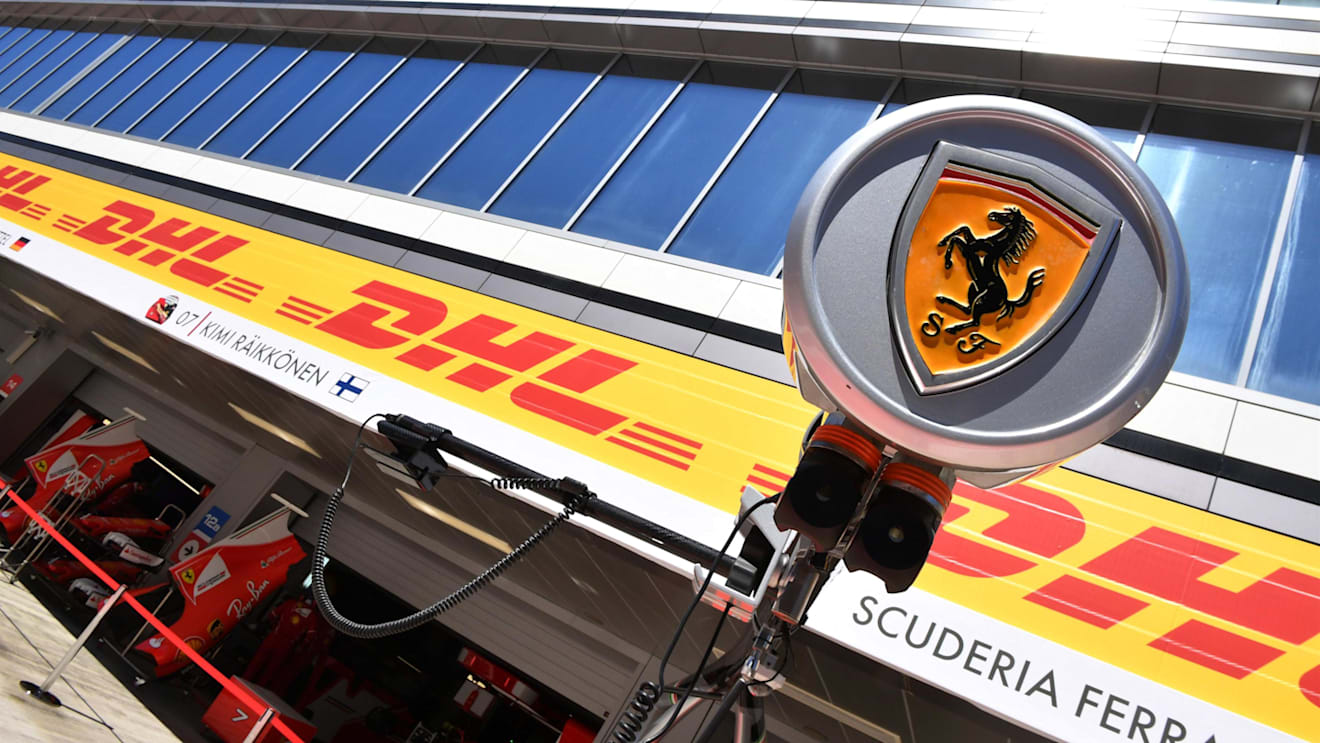 Ferrari logo at Formula One World Championship, Rd4, Russian Grand Prix, Preparations, Sochi Autodrom, Sochi, Krasnodar Krai, Russia, Thursday 27 April 2017. © Sutton Motorsport Images