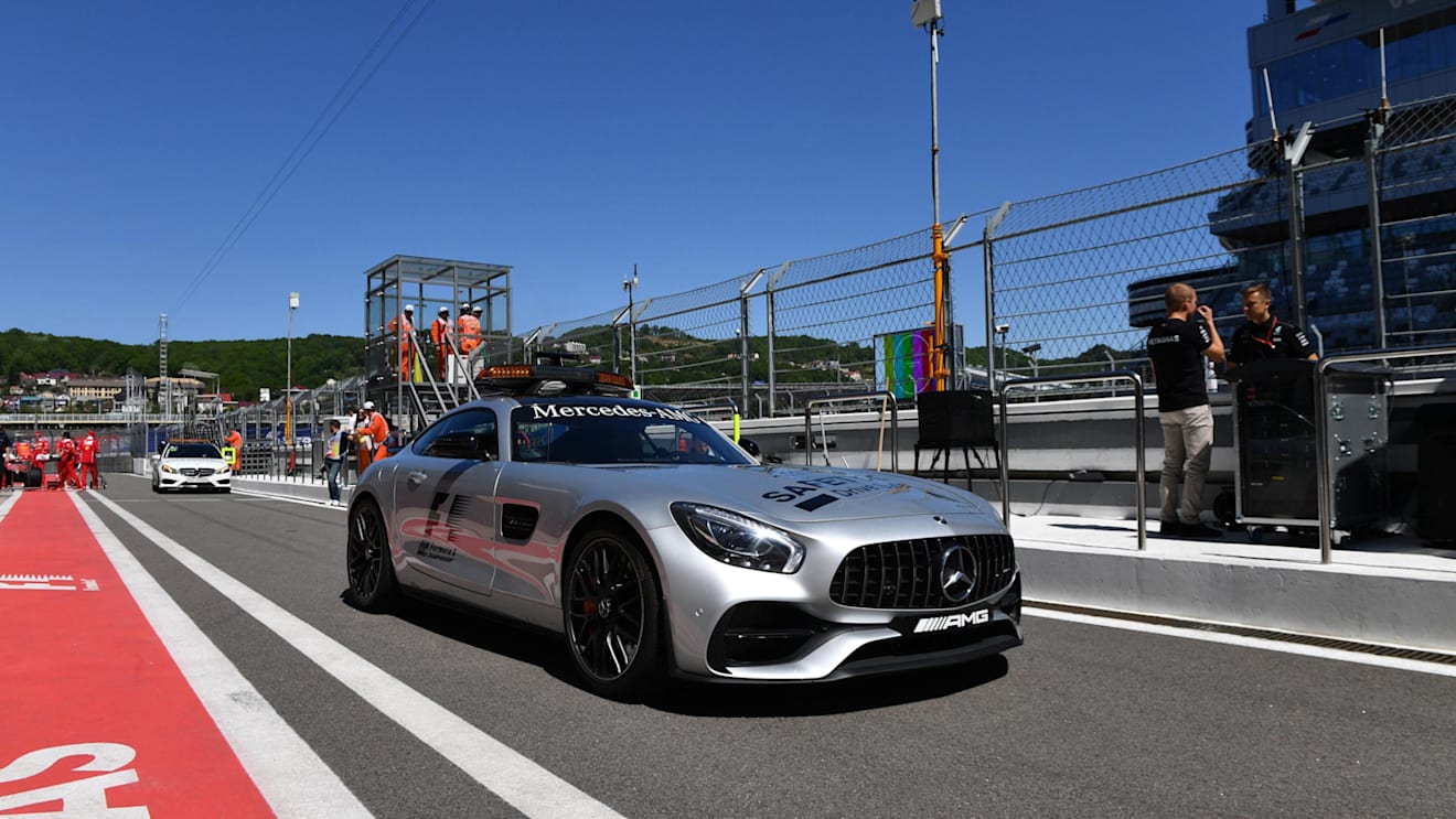 Safety car at Formula One World Championship, Rd4, Russian Grand Prix, Preparations, Sochi Autodrom, Sochi, Krasnodar Krai, Russia, Thursday 27 April 2017. © Sutton Motorsport Images