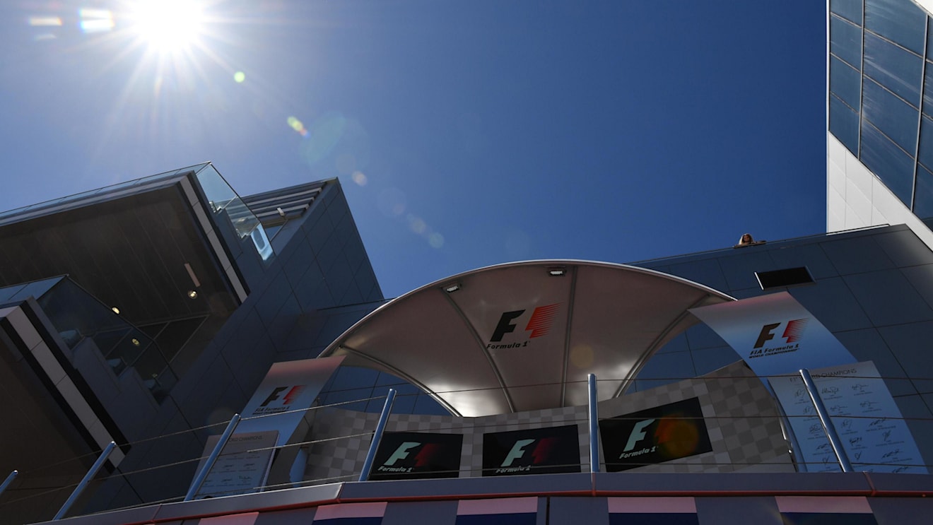 Podium at Formula One World Championship, Rd4, Russian Grand Prix, Preparations, Sochi Autodrom, Sochi, Krasnodar Krai, Russia, Thursday 27 April 2017. © Sutton Motorsport Images