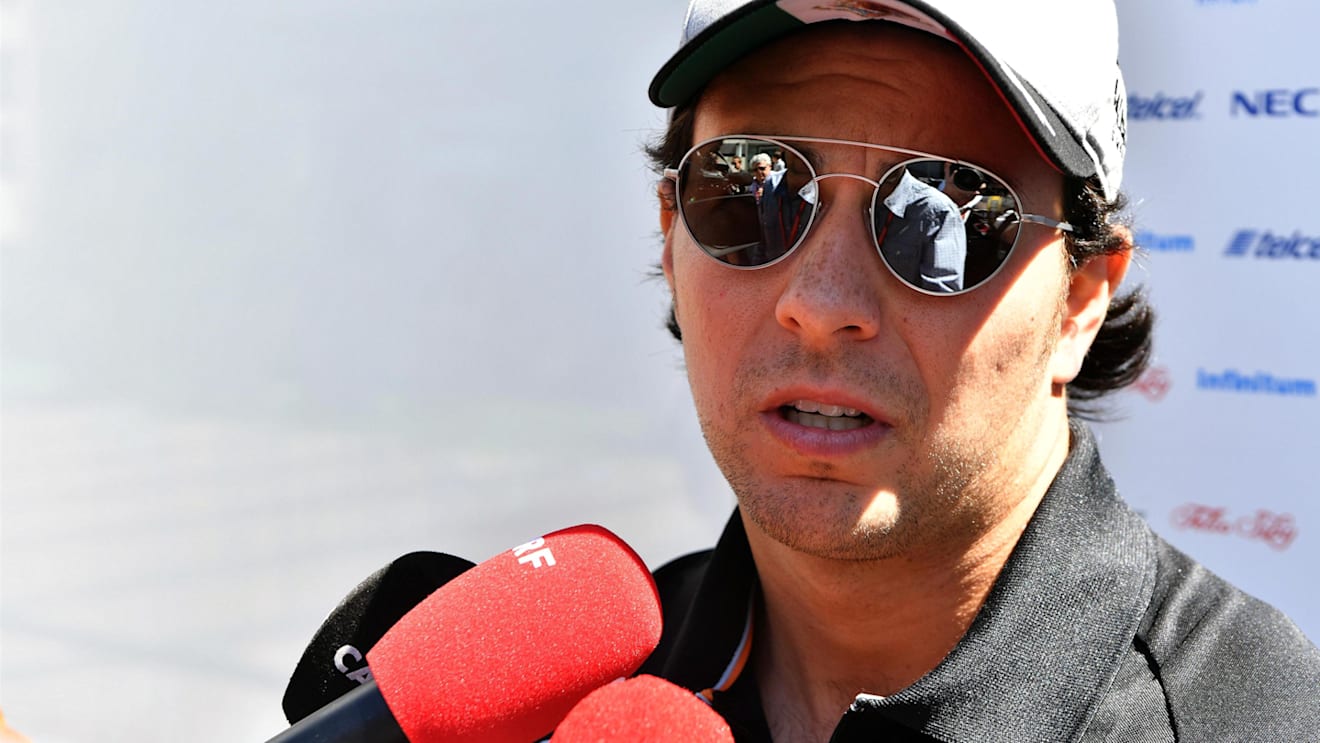 Sergio Perez (MEX) Force India at Formula One World Championship, Rd4, Russian Grand Prix, Preparations, Sochi Autodrom, Sochi, Krasnodar Krai, Russia, Thursday 27 April 2017. © Sutton Motorsport Images