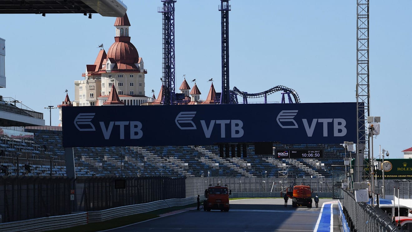 Main straight at Formula One World Championship, Rd4, Russian Grand Prix, Preparations, Sochi Autodrom, Sochi, Krasnodar Krai, Russia, Thursday 27 April 2017. © Sutton Motorsport Images