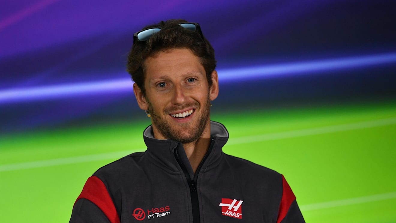 Grosjean Haas F1 in the Press Conference Kvyat Scuderia Toro Rosso in the Press Conference at F1 World Championship, Rd4, Russian Grand Prix, Preparations, Sochi Autodrom, Sochi, Krasnodar Krai, Russia, Thursday 27 April 2017. © Sutton Motorsport Images