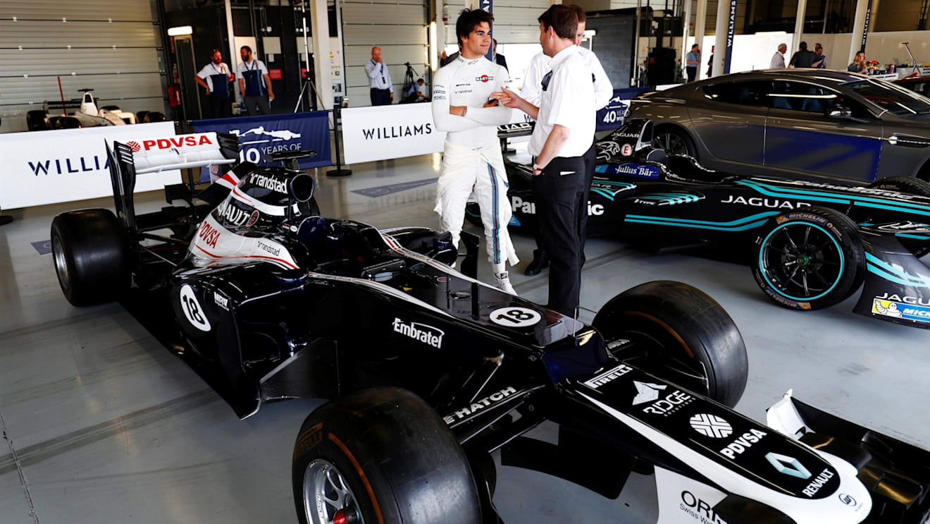 Lance Stroll (CDN) Williams and Williams Renault FW34 at Williams British Grand Prix Preview Day, Silverstone, England, 2 June 2017. © Sutton Images