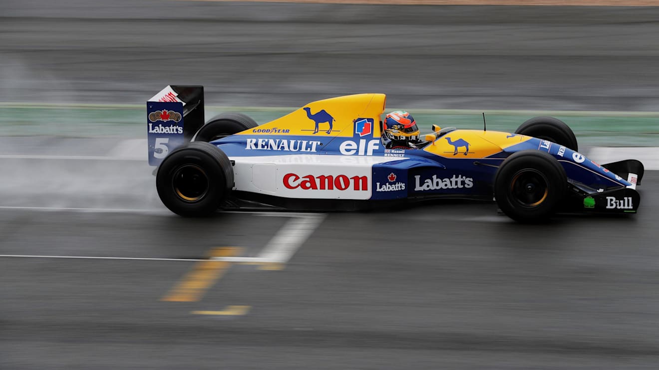 Karun Chandhok (IND) in the Williams Renault FW14B at Williams British Grand Prix Preview Day, Silverstone, England, 2 June 2017. © Sutton Images