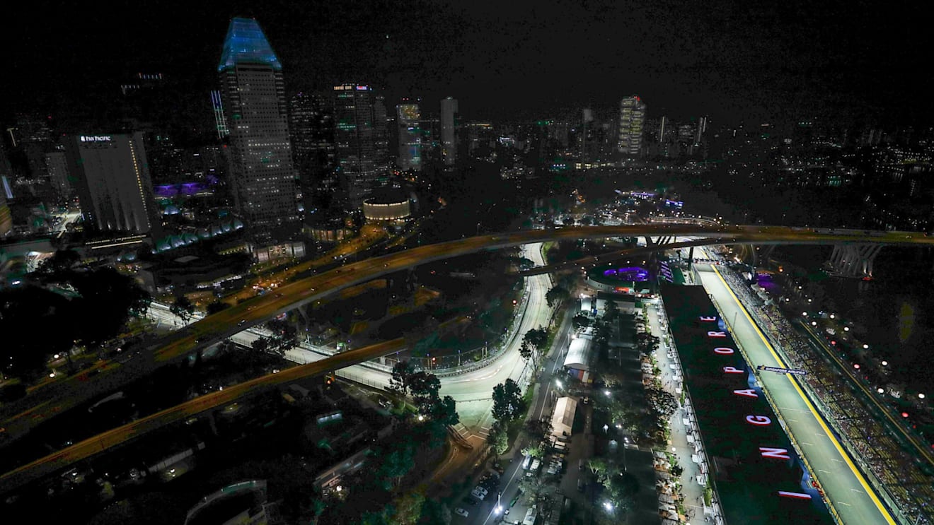 Scenic view at Formula One World Championship, Rd14, Singapore Grand Prix, Practice, Marina Bay Street Circuit, Singapore, Friday 15 September 2017. © Kym Illman/Sutton Images