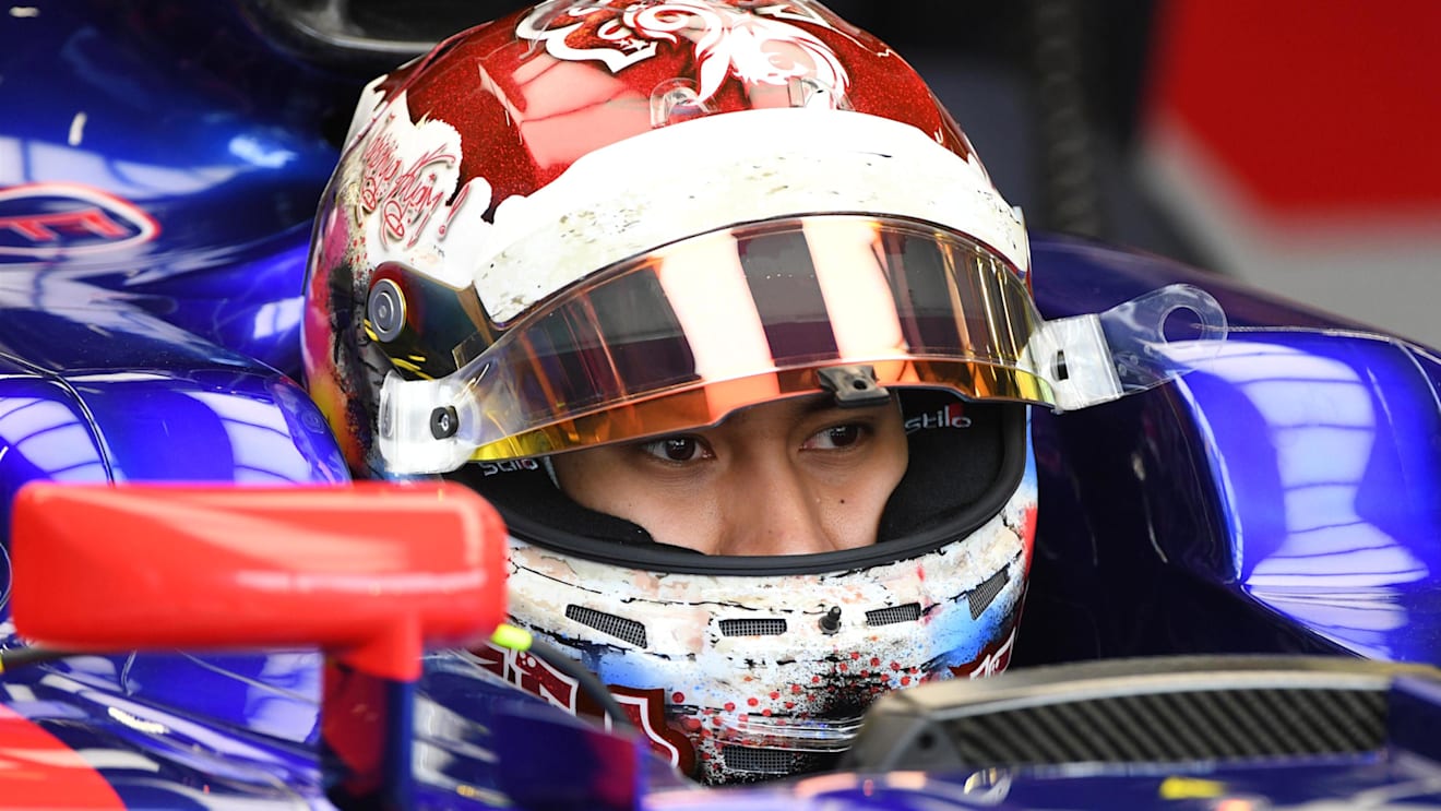 Sean Gelael (INA) Scuderia Toro Rosso STR12 at Formula One World Championship, Rd14, Singapore Grand Prix, Practice, Marina Bay Street Circuit, Singapore, Friday 15 September 2017. © Sutton Images