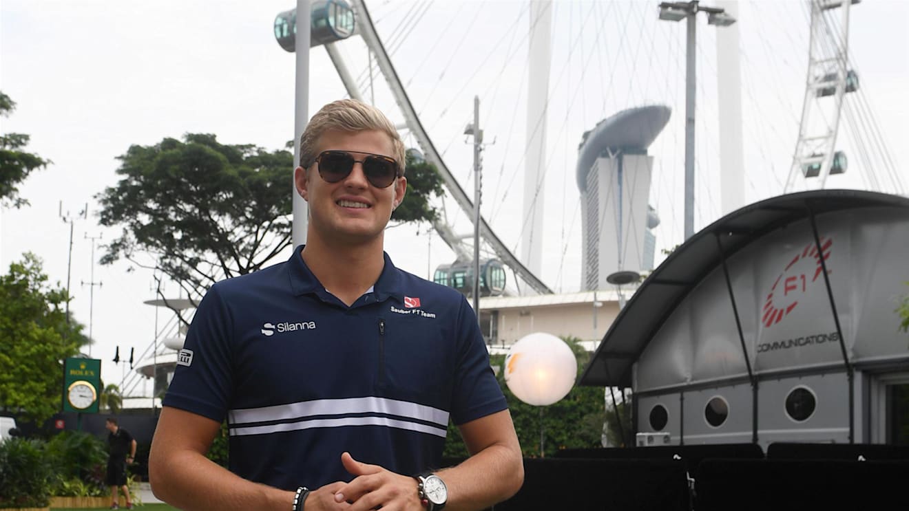 Marcus Ericsson (SWE) Sauber at Formula One World Championship, Rd14, Singapore Grand Prix, Preparations, Marina Bay Street Circuit, Singapore, Thursday 14 September 2017. © Sutton Images