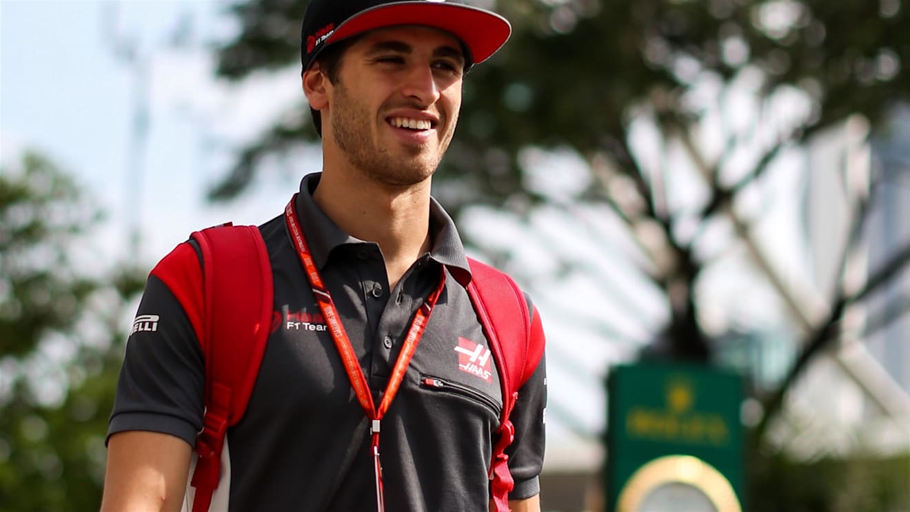 Antonio Giovinazzi (ITA) Haas F1 Test Driver at Formula One World Championship, Rd14, Singapore Grand Prix, Preparations, Marina Bay Street Circuit, Singapore, Thursday 14 September 2017. © Sutton Images