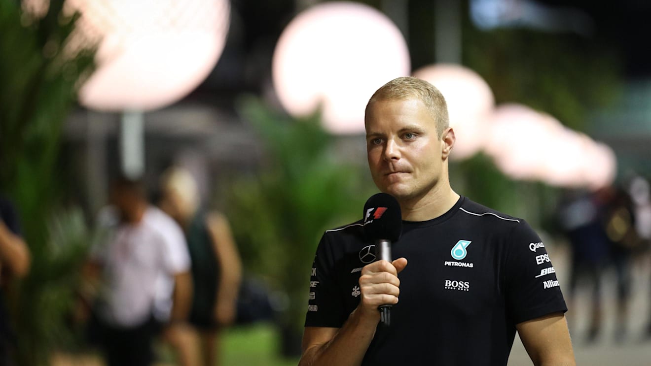 Valtteri Bottas (FIN) Mercedes AMG F1 at Formula One World Championship, Rd14, Singapore Grand Prix, Preparations, Marina Bay Street Circuit, Singapore, Thursday 14 September 2017. © Mirko Stange/Sutton Images