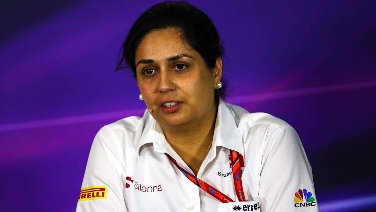 Monisha Kaltenborn (AUT) Sauber Team Prinicpal in the Press Conference at Formula One World Championship, Rd5, Spanish Grand Prix, Practice, Barcelona, Spain, Friday 12 May 2017. © Sutton Motorsport Images/Kym Illman