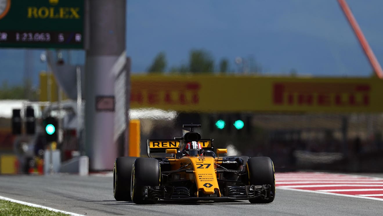 Nico Hulkenberg (GER) Renault Sport F1 Team RS17 at Formula One World Championship, Rd5, Spanish Grand Prix, Qualifying, Barcelona, Spain, Saturday 13 May 2017. © Sutton Motorsport Images