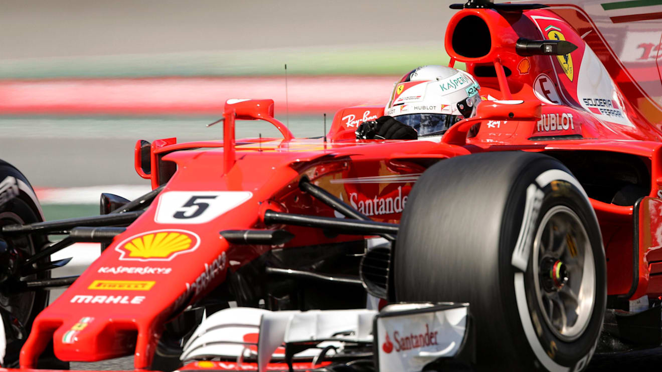 Sebastian Vettel (GER) Ferrari SF70-H at Formula One World Championship, Rd5, Spanish Grand Prix, Qualifying, Barcelona, Spain, Saturday 13 May 2017. © Sutton Motorsport Images