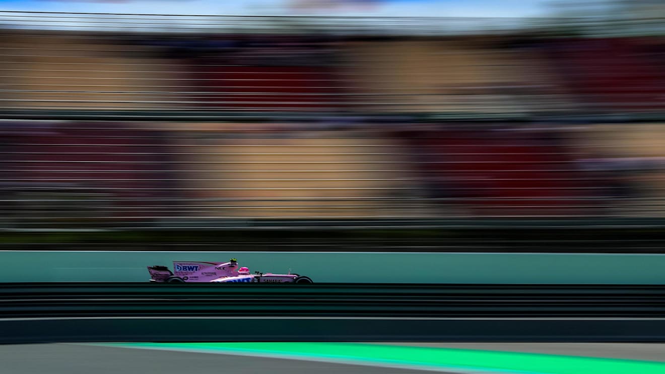 Esteban Ocon (FRA) Force India VJM10 at Formula One World Championship, Rd5, Spanish Grand Prix, Qualifying, Barcelona, Spain, Saturday 13 May 2017. © Sutton Motorsport Images/Kym Illman