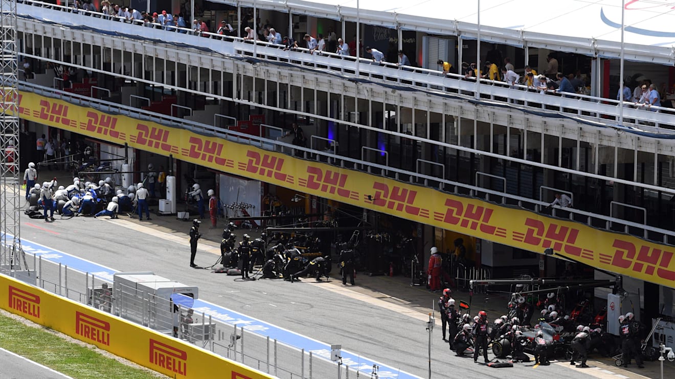 Pitstops at Formula One World Championship, Rd5, Spanish Grand Prix, Race, Barcelona, Spain, Sunday 14 May 2017. © Sutton Motorsport Images