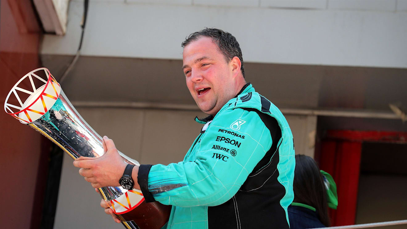 Karl Fanson (GBR) Mercedes AMG F1 Mechanic at Formula One World Championship, Rd5, Spanish Grand Prix, Race, Barcelona, Spain, Sunday 14 May 2017. © Sutton Motorsport Images