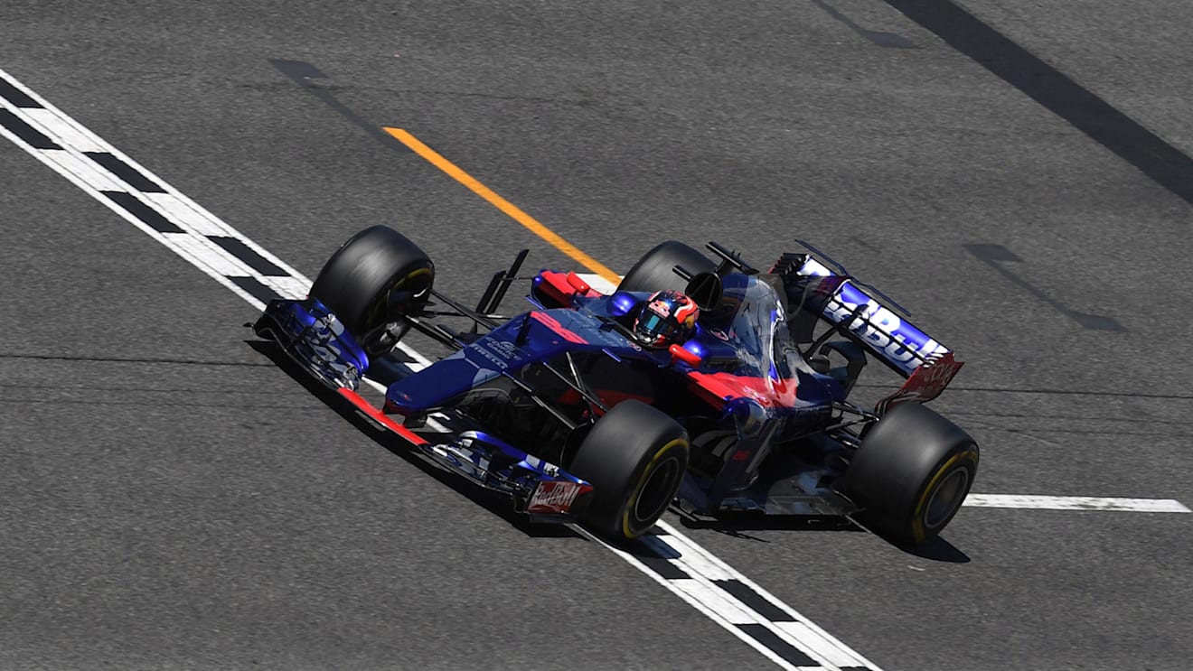 Daniil Kvyat (RUS) Scuderia Toro Rosso STR12 at Formula One World Championship, Rd5, Spanish Grand Prix, Race, Barcelona, Spain, Sunday 14 May 2017. © Sutton Motorsport Images