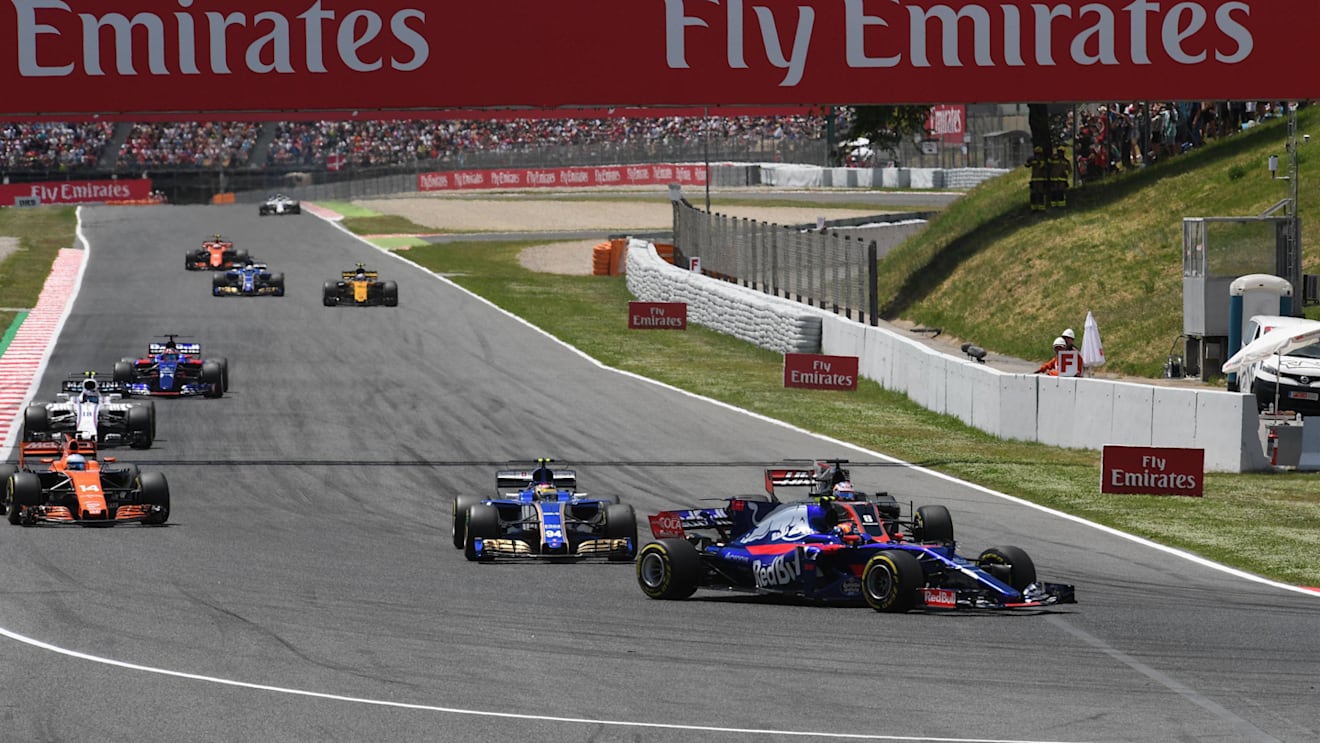 Daniil Kvyat (RUS) Scuderia Toro Rosso STR12 at Formula One World Championship, Rd5, Spanish Grand Prix, Race, Barcelona, Spain, Sunday 14 May 2017. © Sutton Motorsport Images