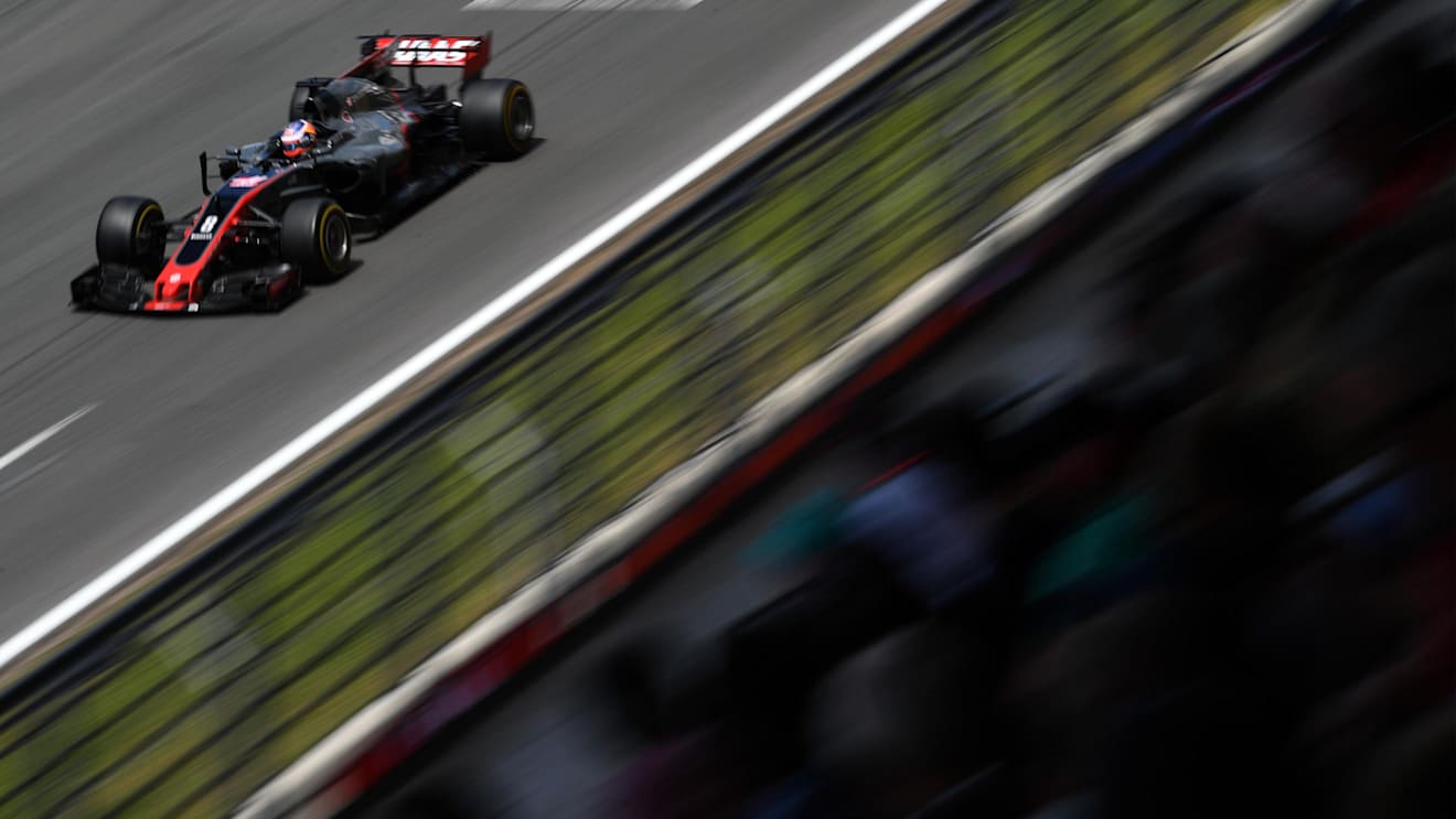 Romain Grosjean (FRA) Haas VF-17 at Formula One World Championship, Rd5, Spanish Grand Prix, Race, Barcelona, Spain, Sunday 14 May 2017. © Sutton Motorsport Images