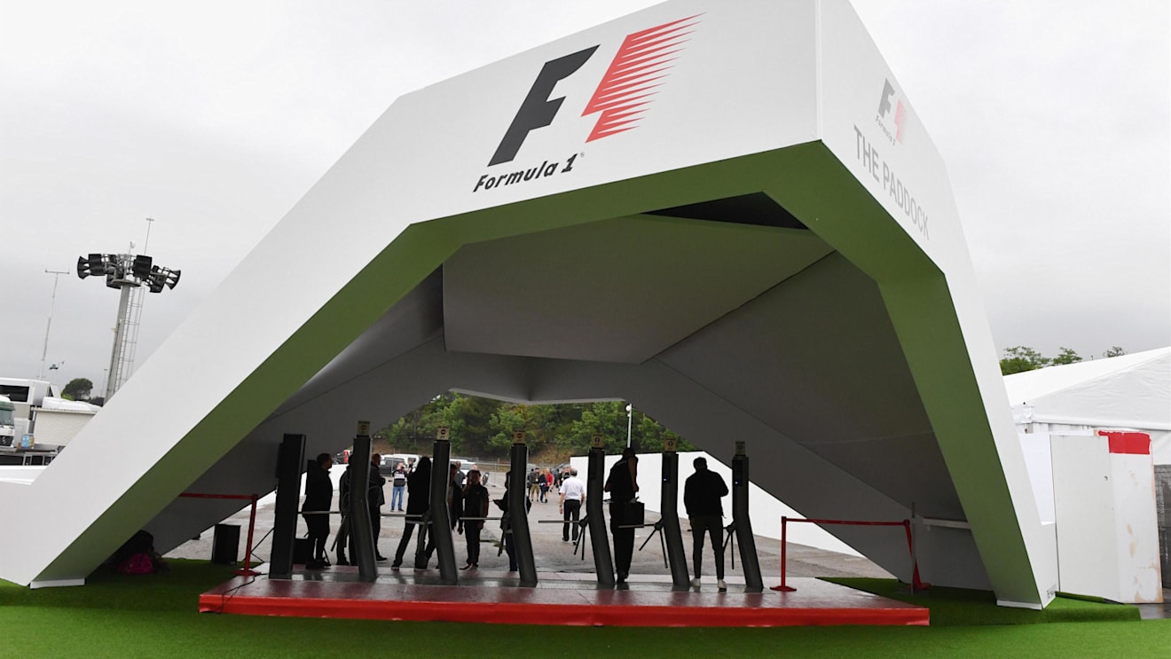 Paddock entrance at Formula One World Championship, Rd5, Spanish Grand Prix, Preparations, Barcelona, Spain, Thursday 11 May 2017. © Sutton Motorsport Images